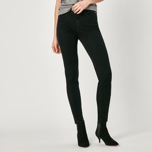 MAVI Alissa High-Rise Super Skinny Jeans in Black